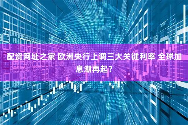 配资网址之家 欧洲央行上调三大关键利率 全球加息潮再起？